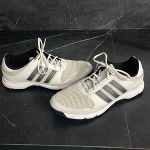 Adidas Tech Response sz 11 mens golf shoes white with black accents